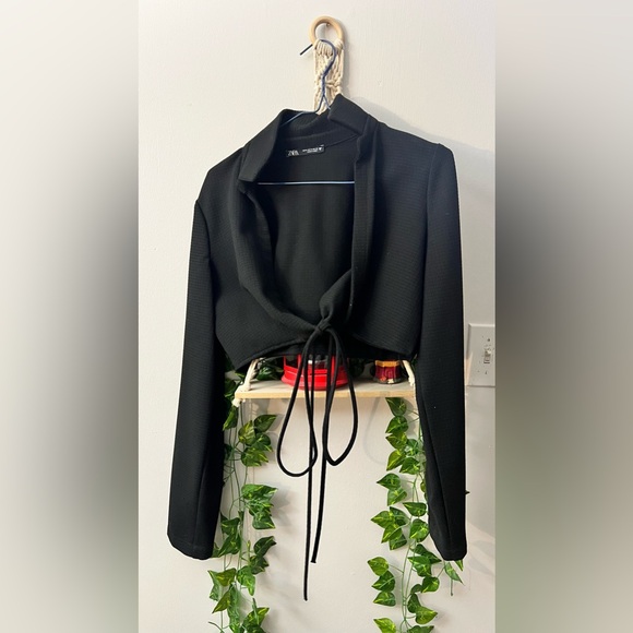 Zara crop collar blouse - Picture 1 of 1